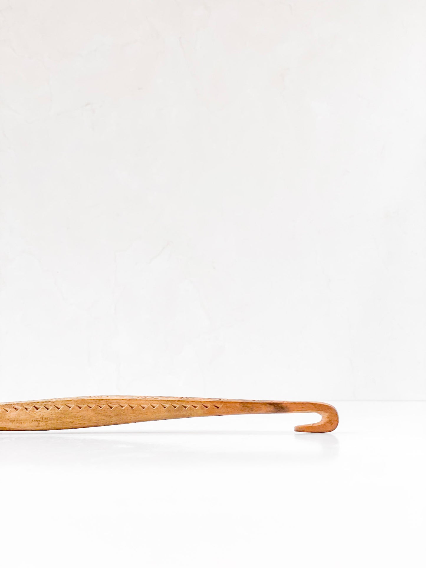 Hand Carved Amish Serving Set