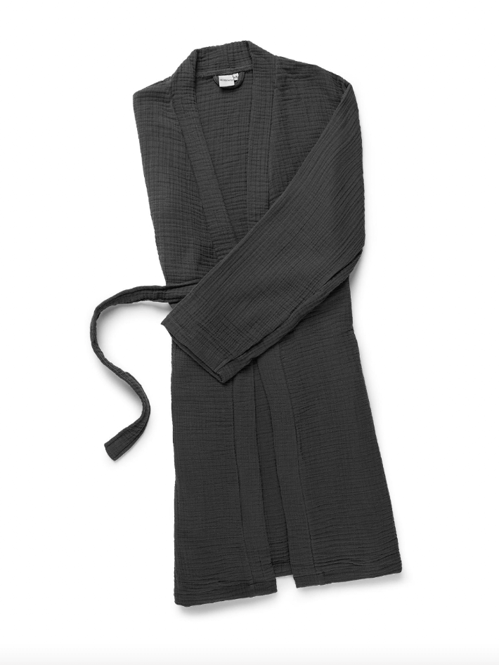 Alaia anthracite robe