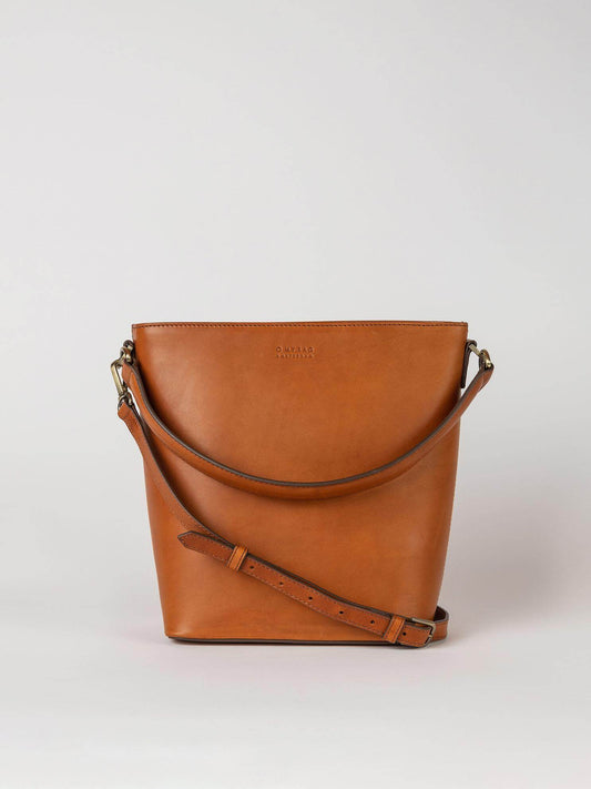 Cognac Classic Bobbi Bucket Bag