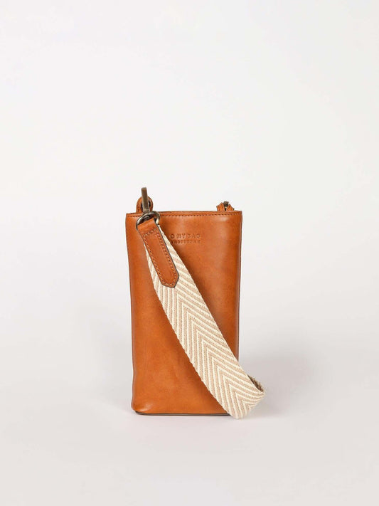 Sac pour téléphone Charlie classique cognac