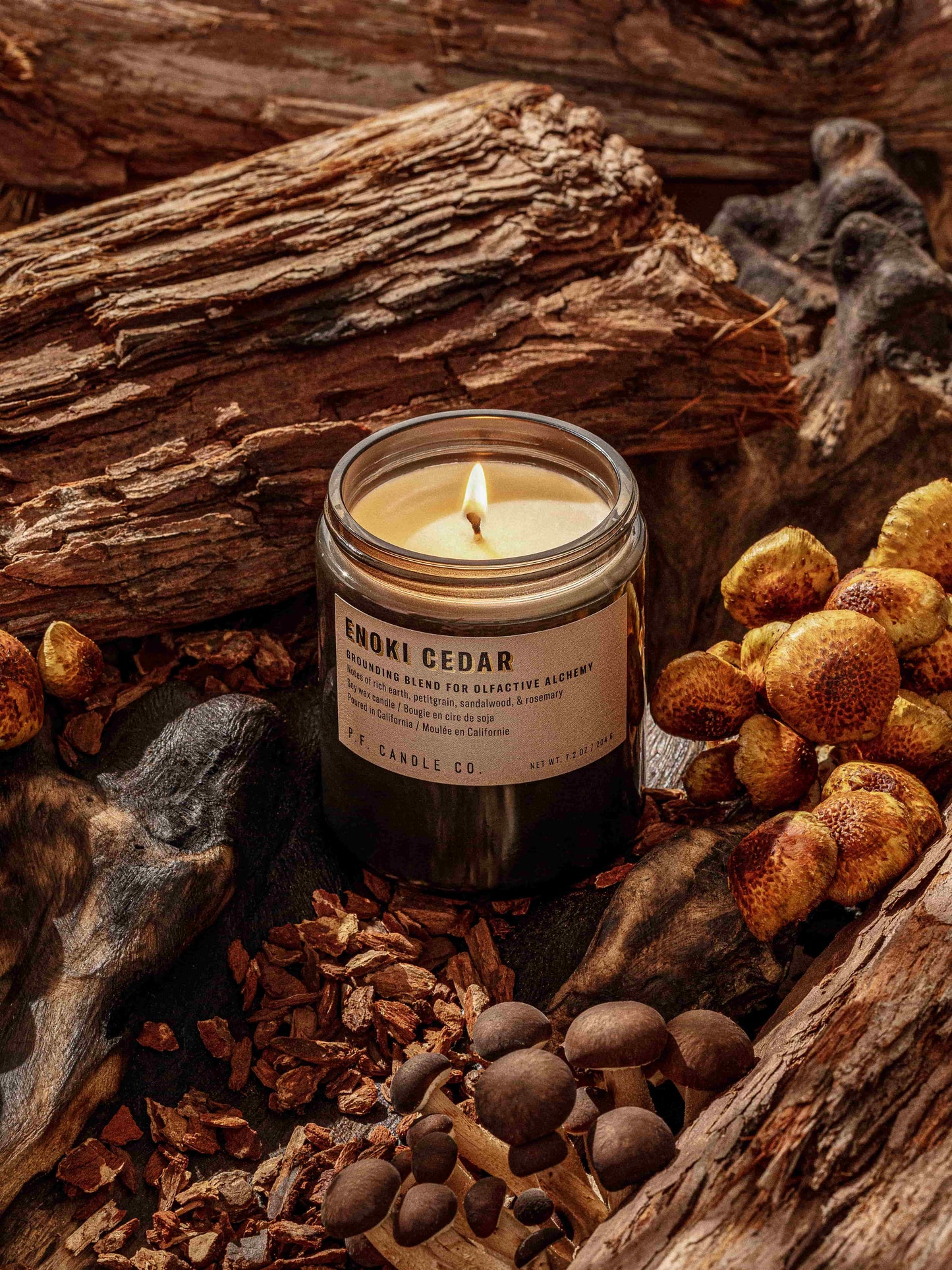 Enkoi Cedar Soy Candle