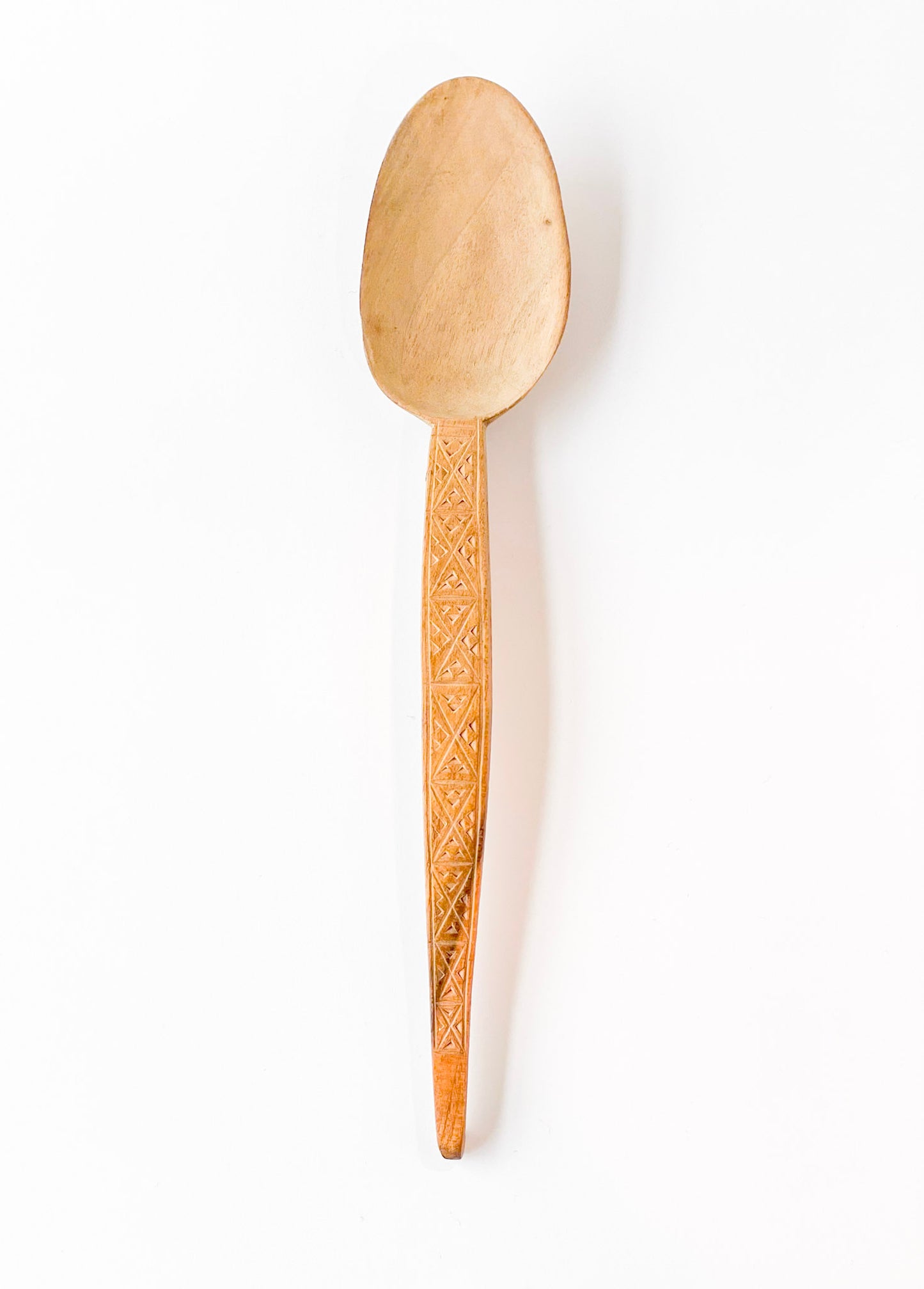 Hand Carved Amish Serving Set