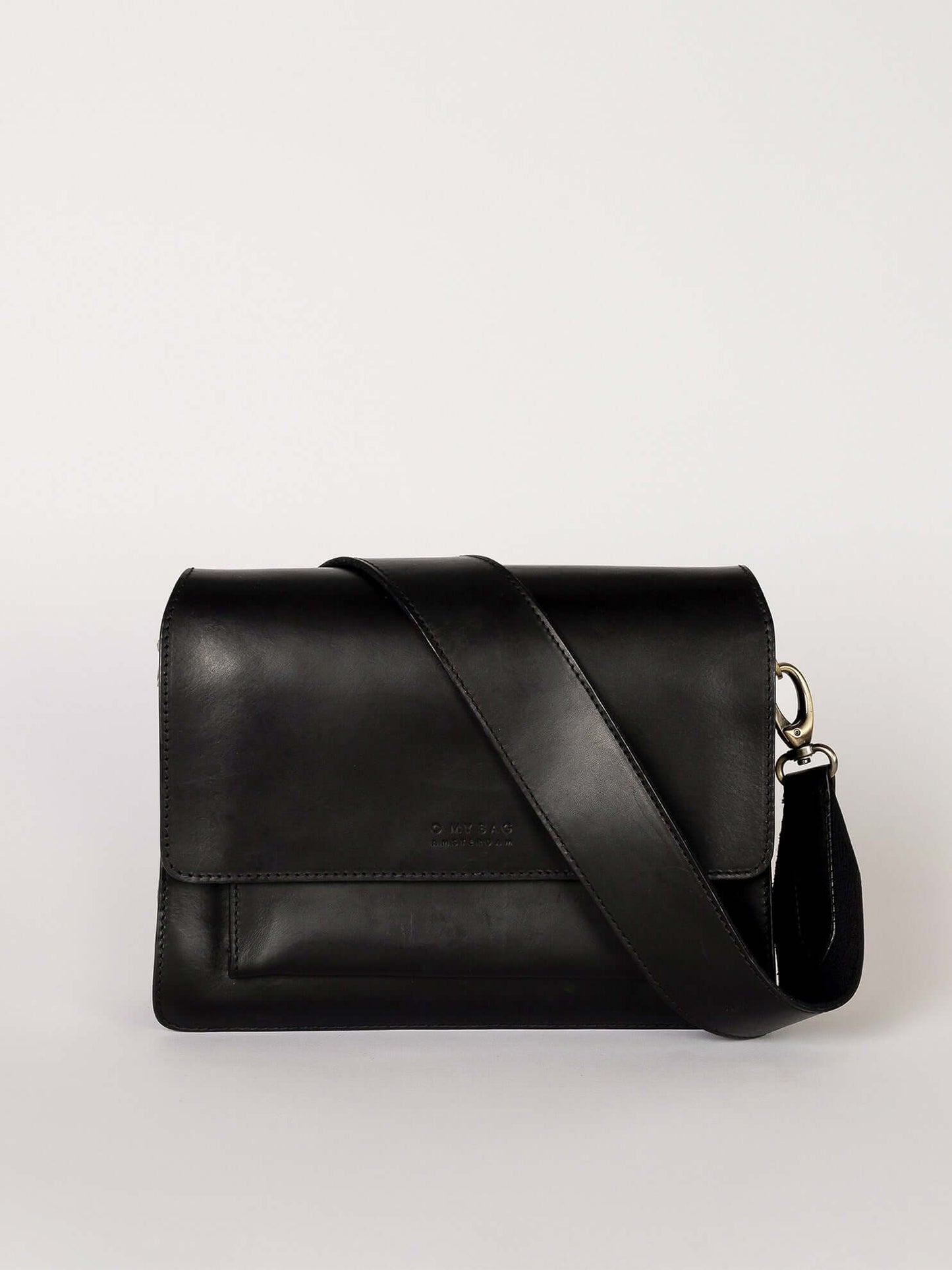 Black Classic Leather Harper Bag