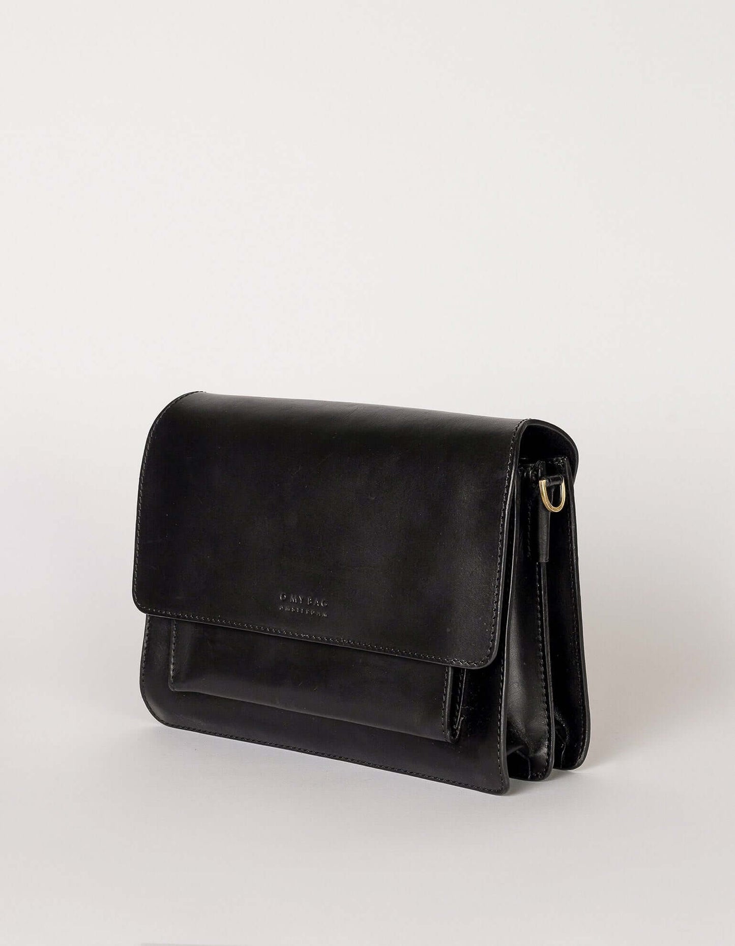 Sac Harper en cuir classique noir