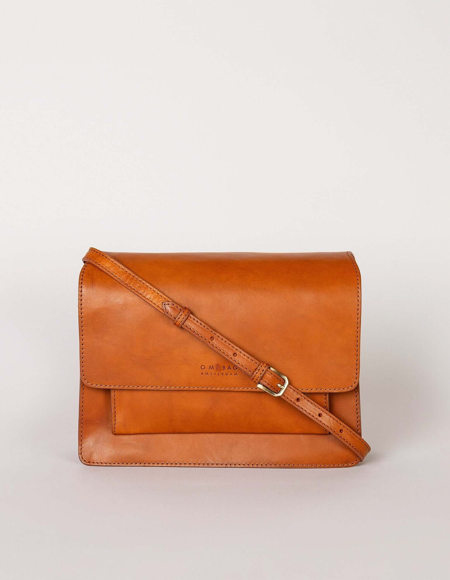 Cognac Classic Leather Harper Bag