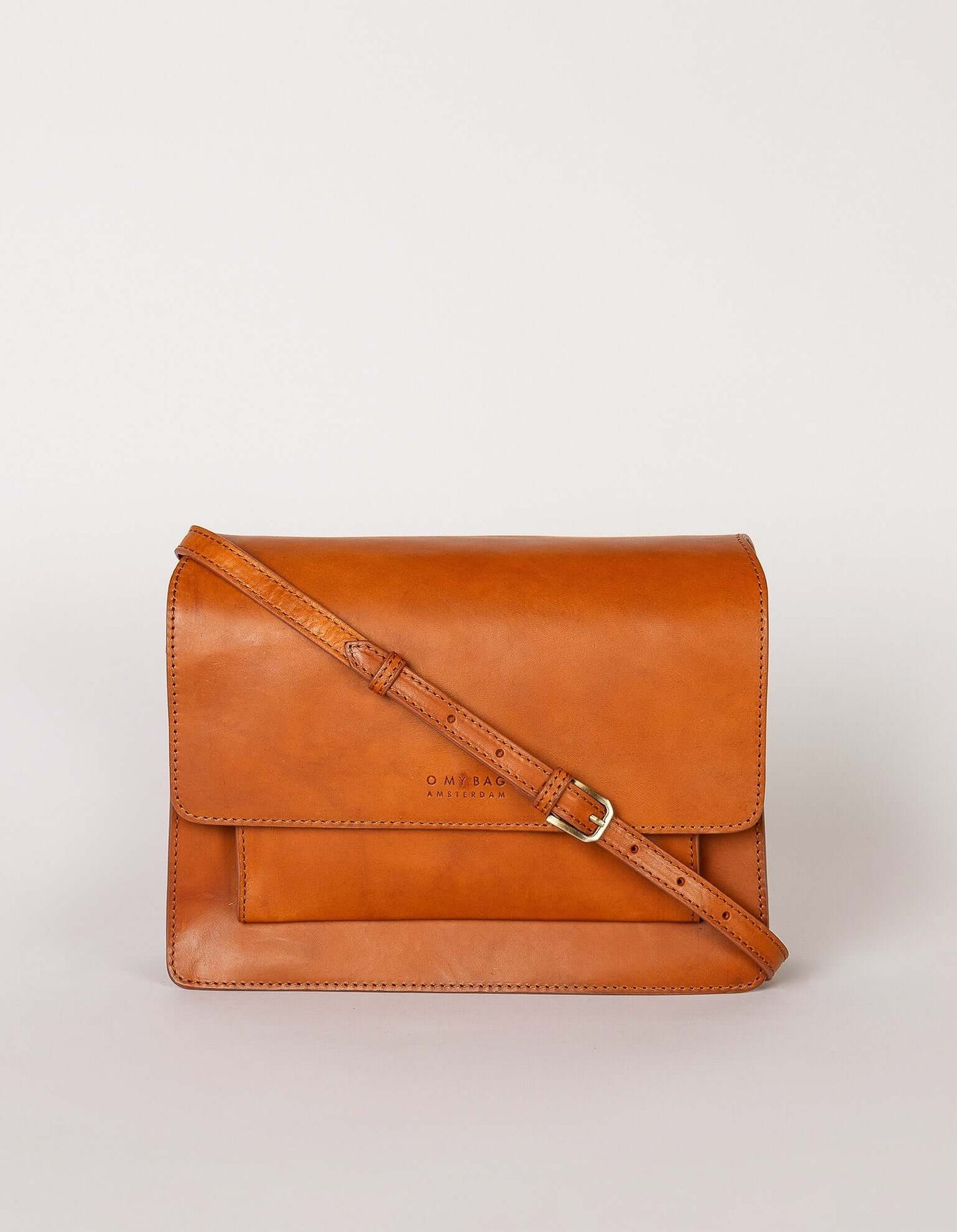 Sac Harper en cuir classique cognac