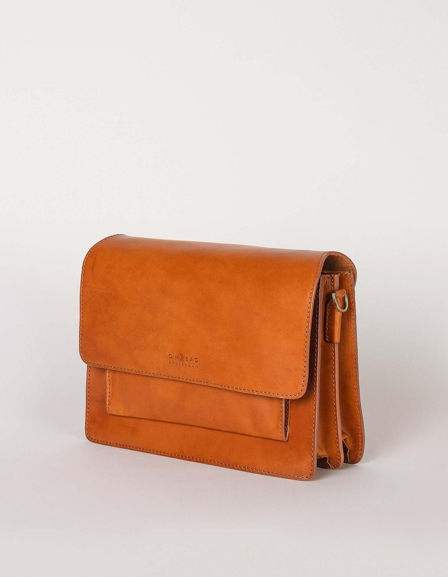 Sac Harper en cuir classique cognac