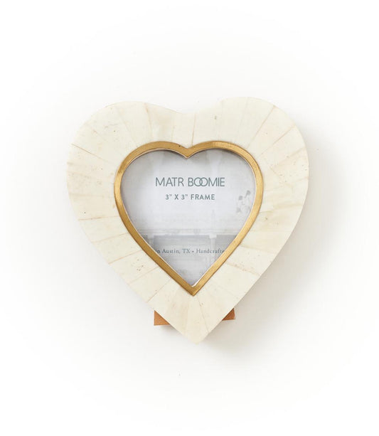 Heart 3x3 Cream Picture Frame