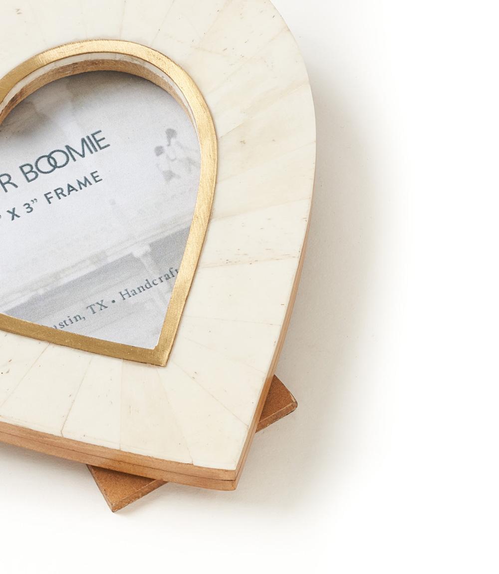 Heart 3x3 Cream Picture Frame