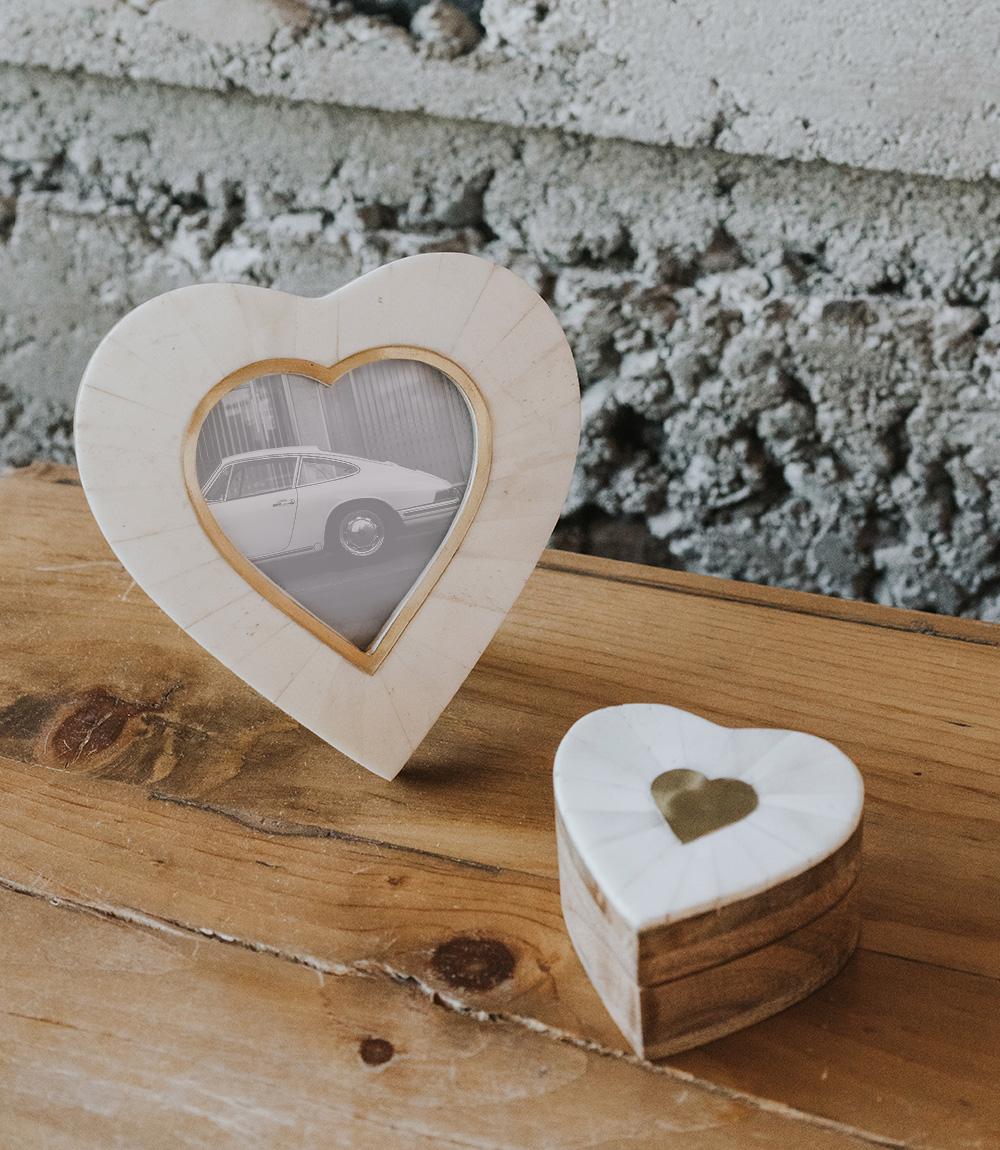 Heart 3x3 Cream Picture Frame