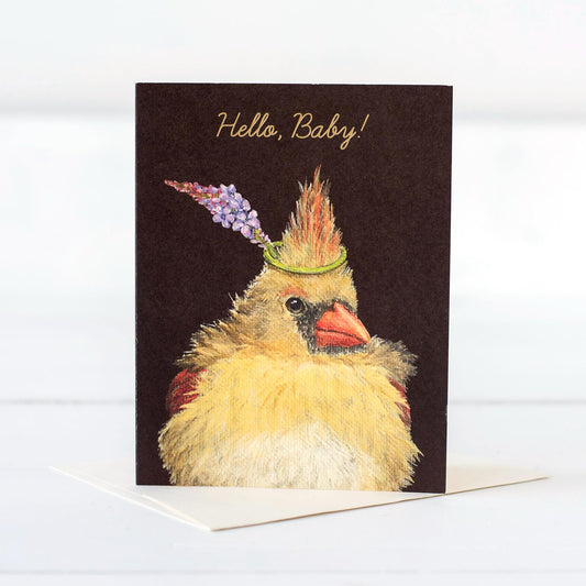 'Bonjour bébé!' Carte de voeux