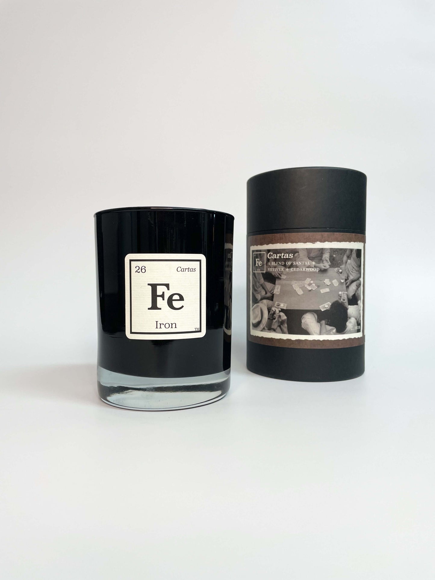 Iron Cartas Santal Sandalwood + Vetiver + Cedarwood Candle