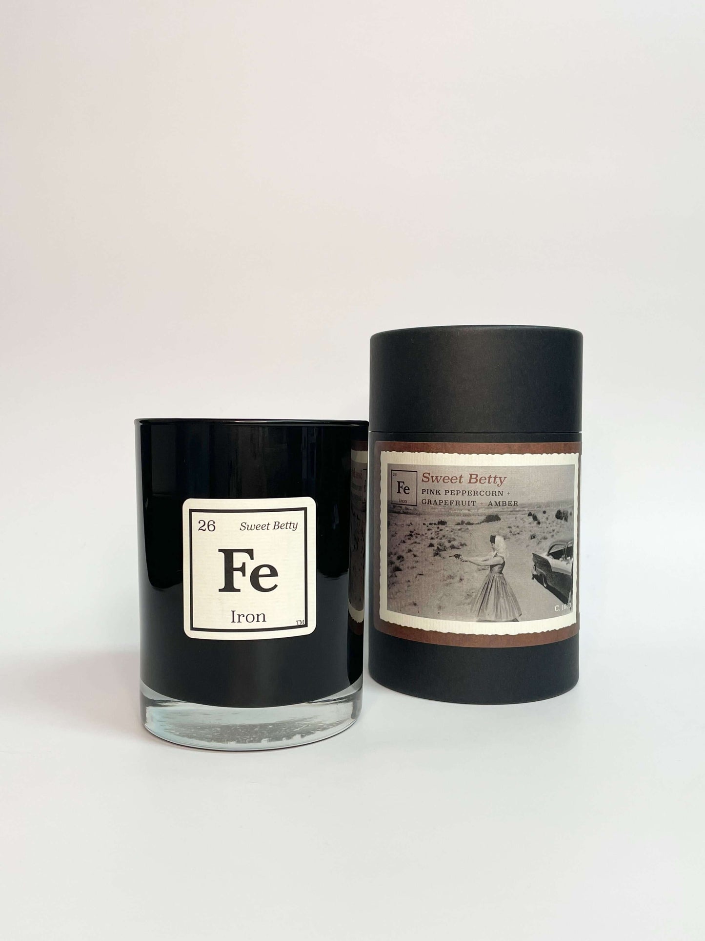 Iron Sweet Betty Pink Peppercorn + Grapefruit + Amber Candle