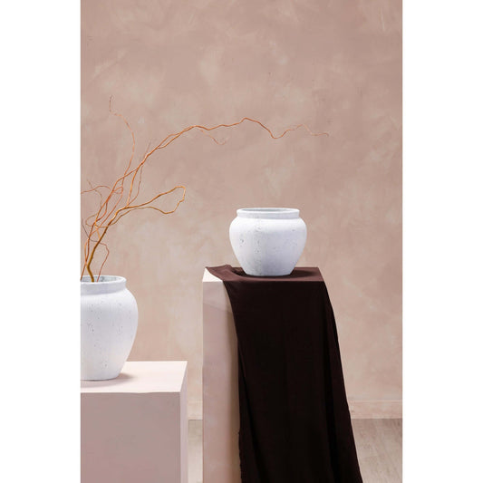 Récipient décoratif blanc Nisso