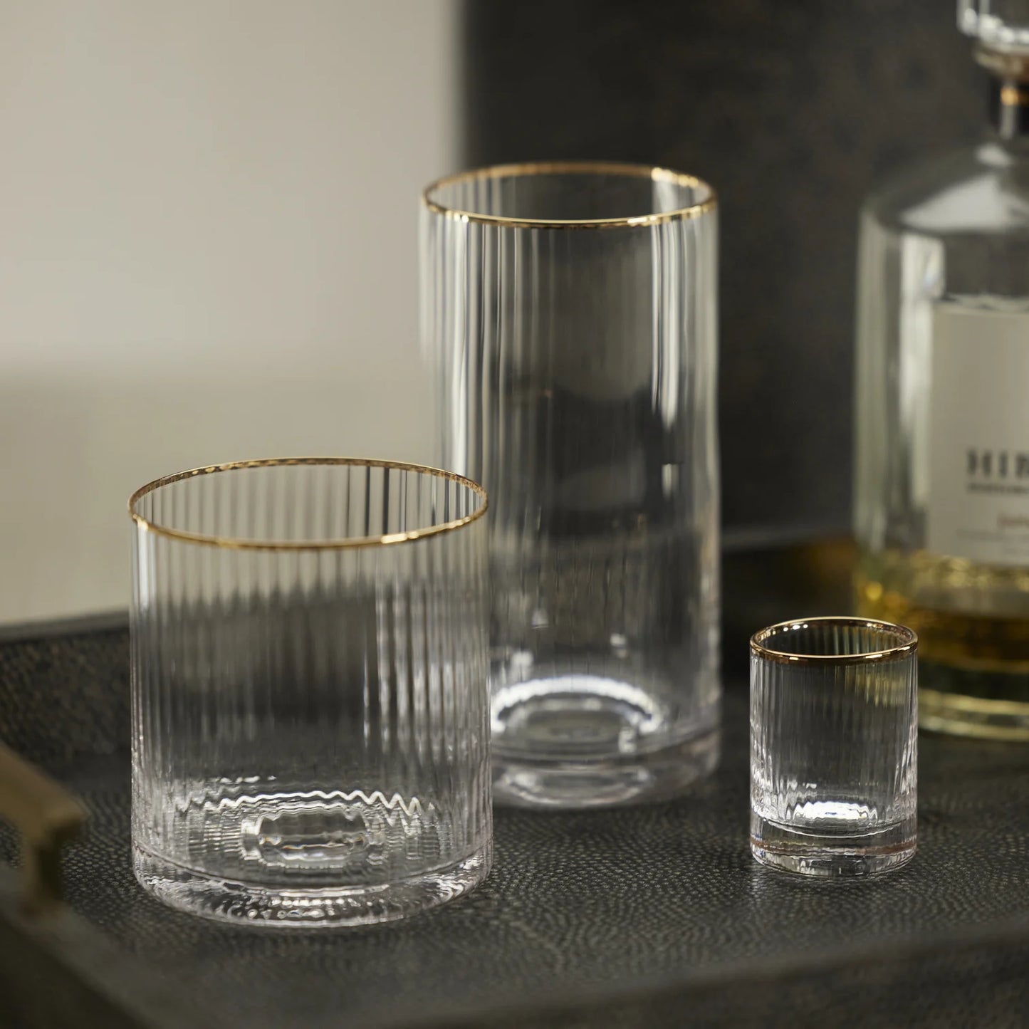 Gold Rimmed Shot Glass