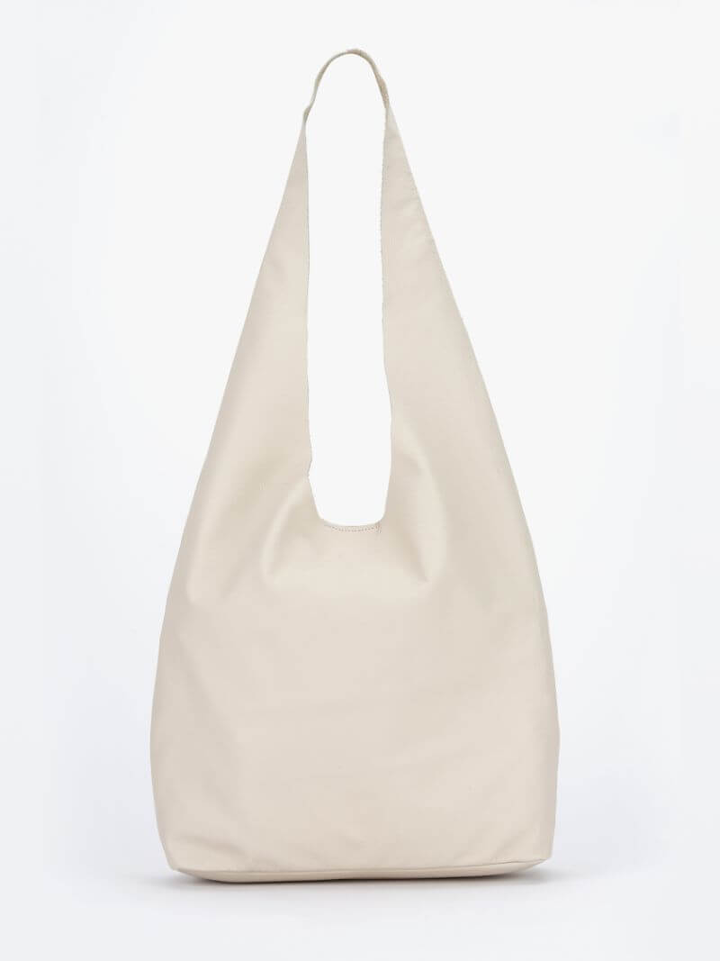 Pauly Bone no stripe hobo bag side view