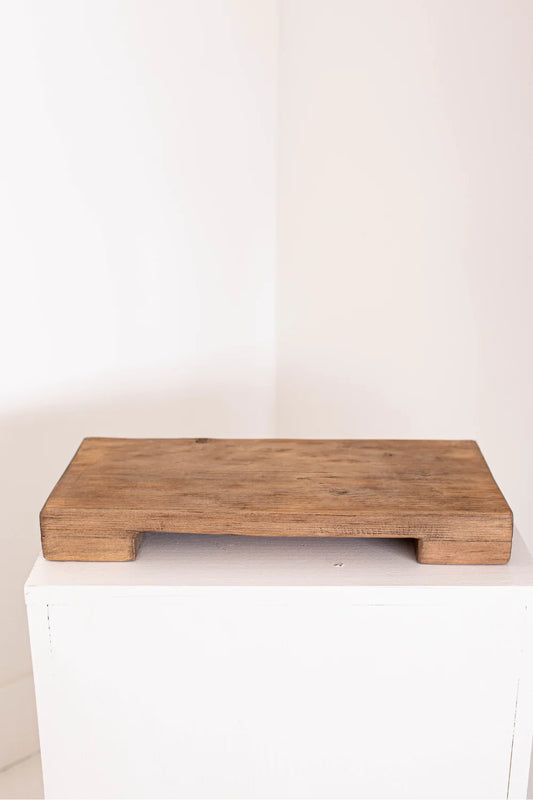 Solid Elm Wood Trivet Riser