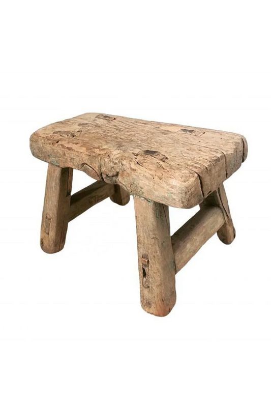 Vintage Small Wooden Stool