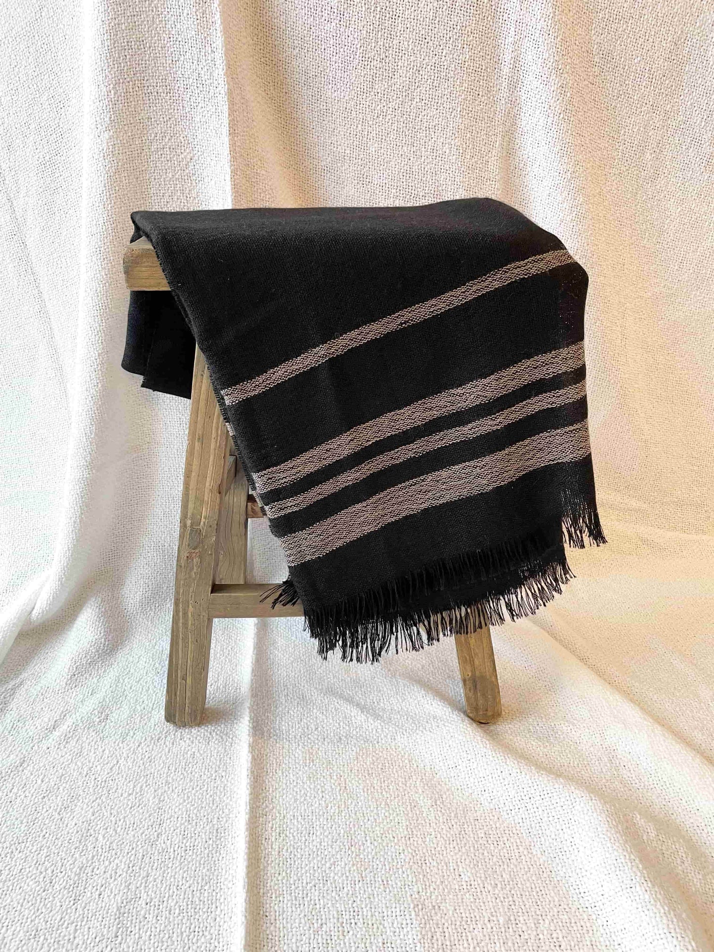 Big Sky alpaca throw blanket