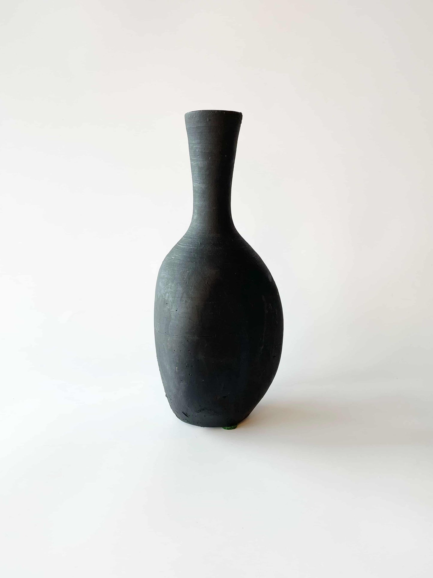 Black geometric vessel