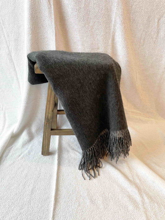 Elinor wool throw blanket