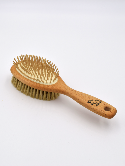 Pet brush back