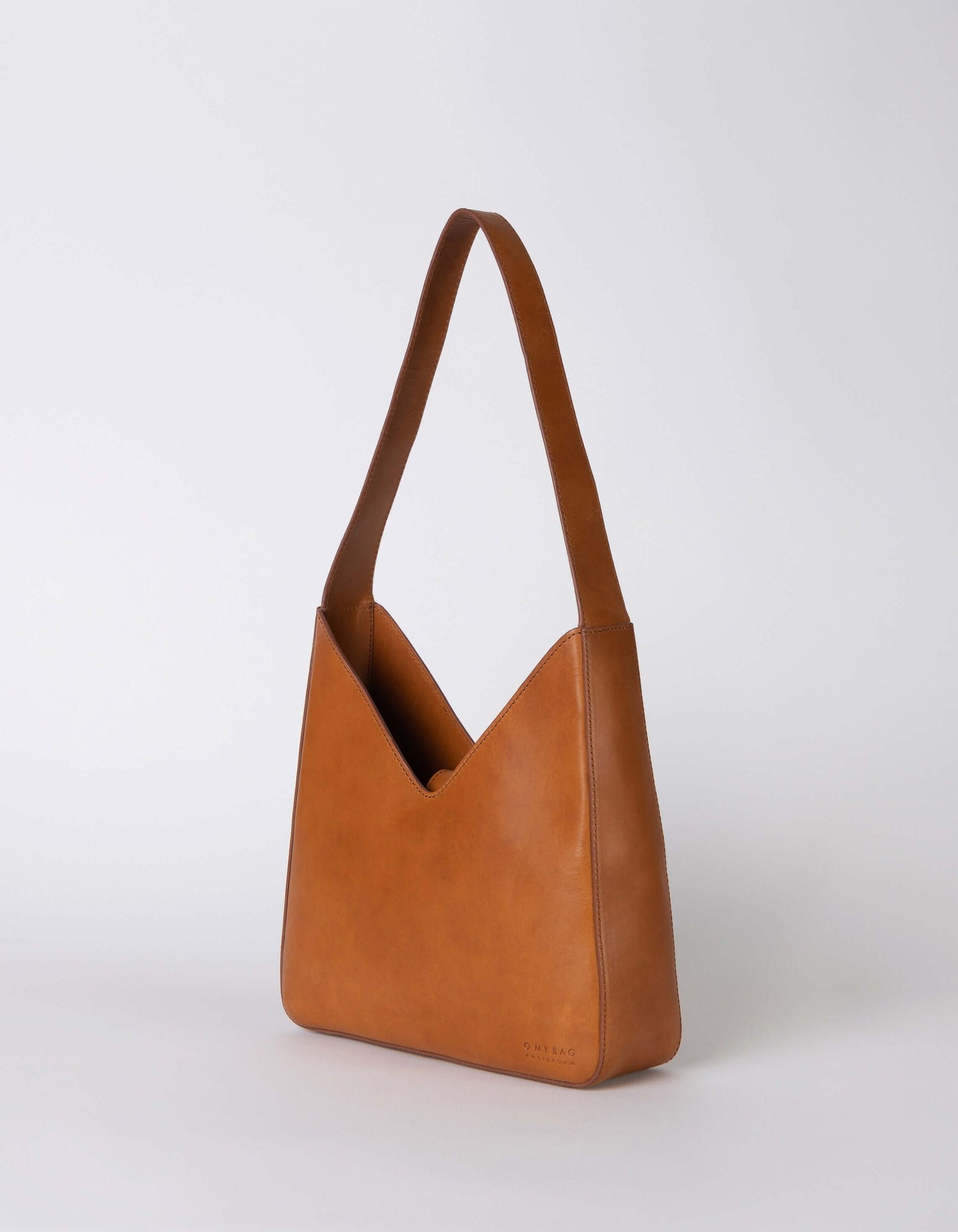 Cognac Vicky Structured Bag