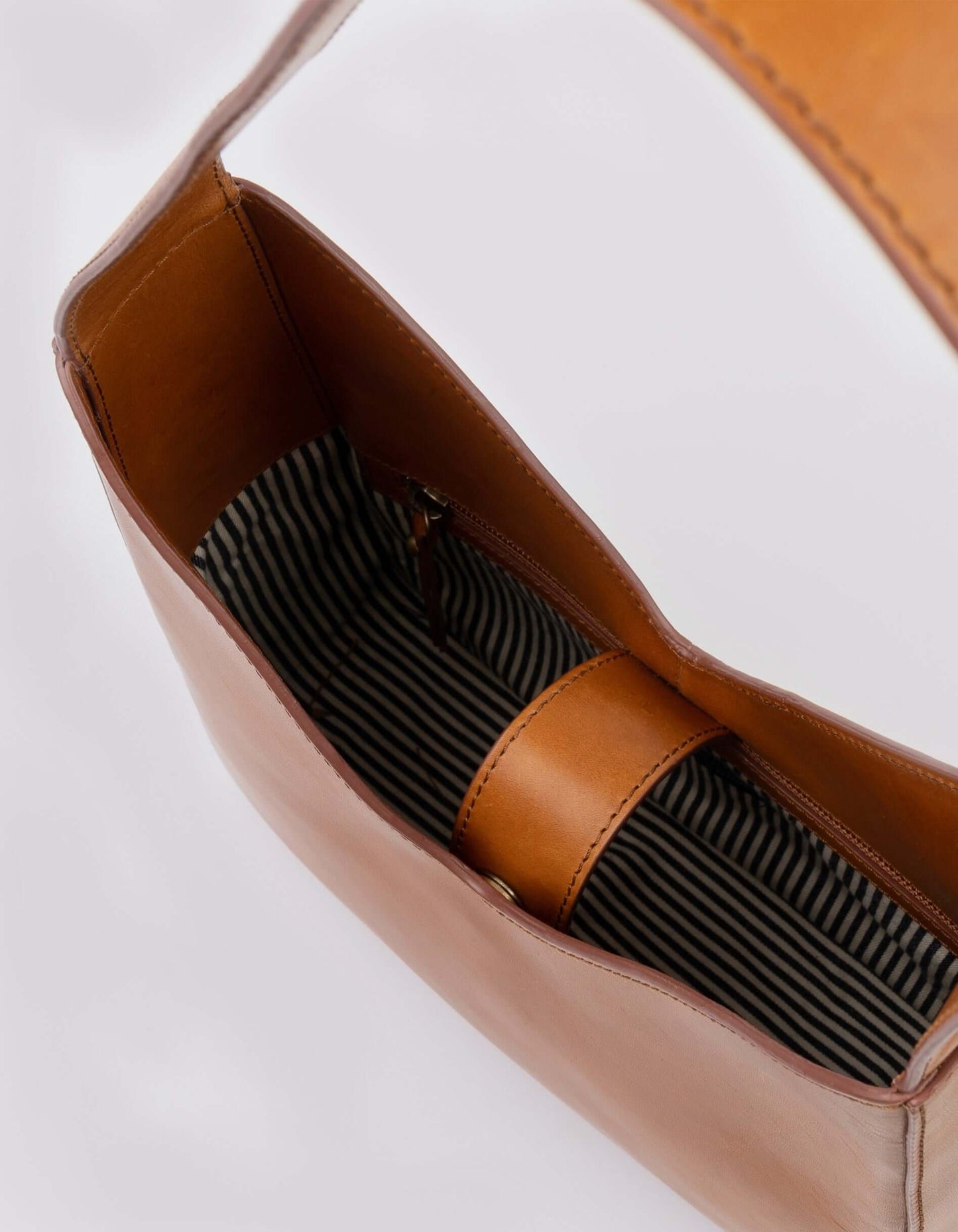 Sac structuré Vicky cognac