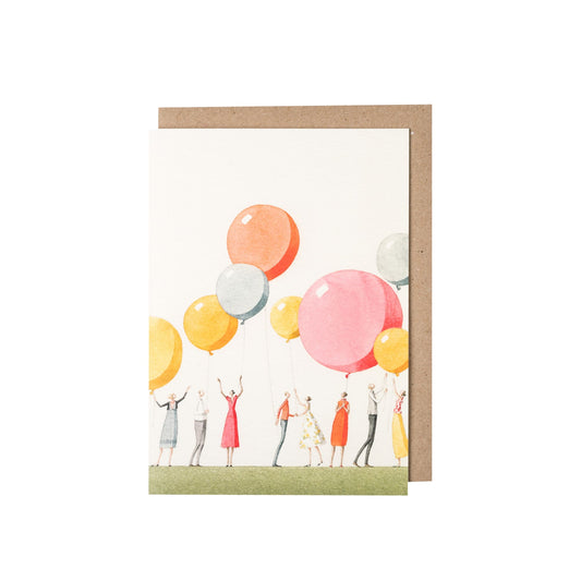 Balloon Party Greeting Card
