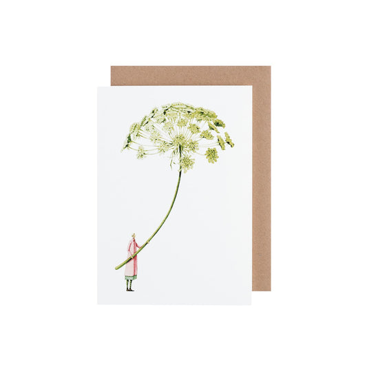 Green Ammi Greeting Card