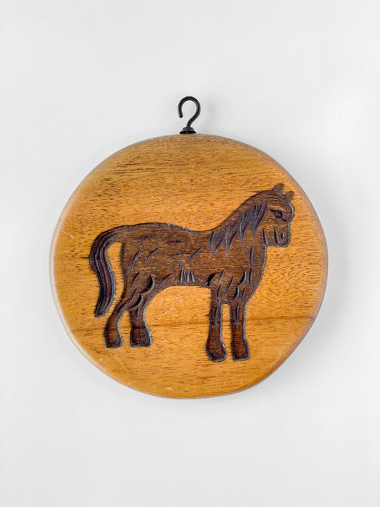 Hand Carved Speculoos Cookie Horse Mold