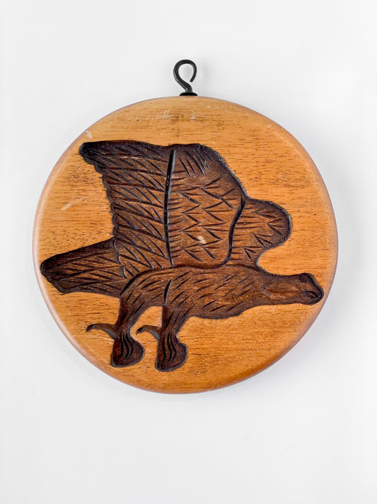 Hand Carved Speculoos Cookie Eagle Mold