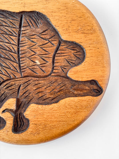 Hand Carved Speculoos Cookie Eagle Mold