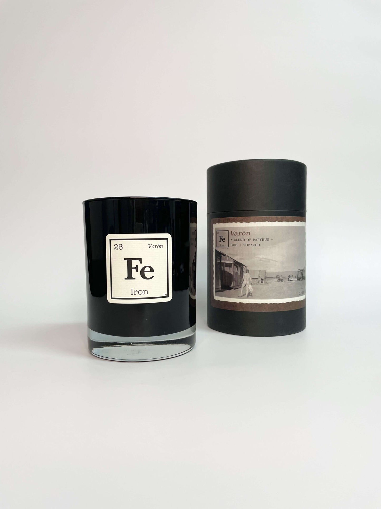 Iron Varon Oud Wood + Papyrus + Tobacco Candle