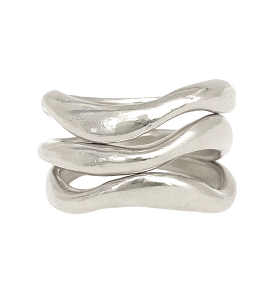 Aria Ring Trio | Silver