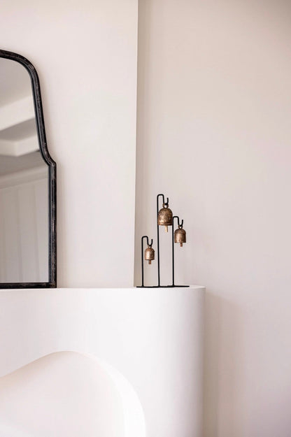 Vintage Inspired Iron Bells on Stands