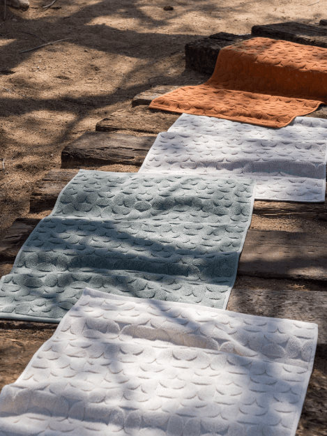 Harper bath mats in various colors