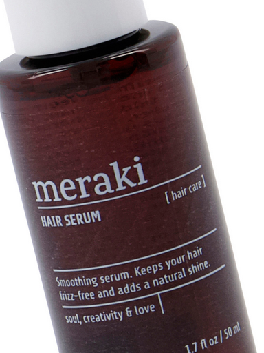 Meraki hair serum closeup