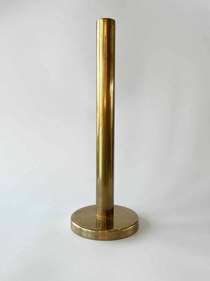 Tall brass taper candle holder